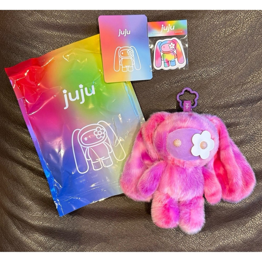 🌈 CJ Hendry Juju Rainbow Ellis Pendant Plush * NIB *